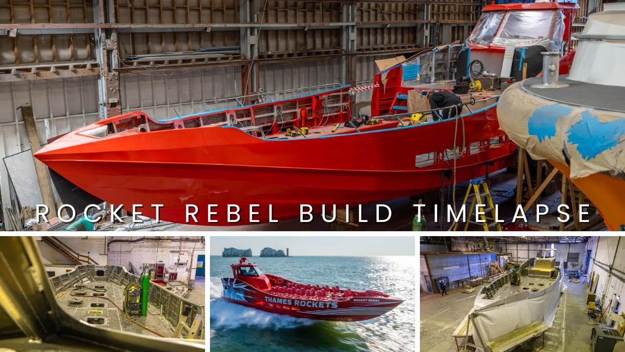 BUILDING ROCKET REBEL - Full Aluminium Boat Build Timelapse