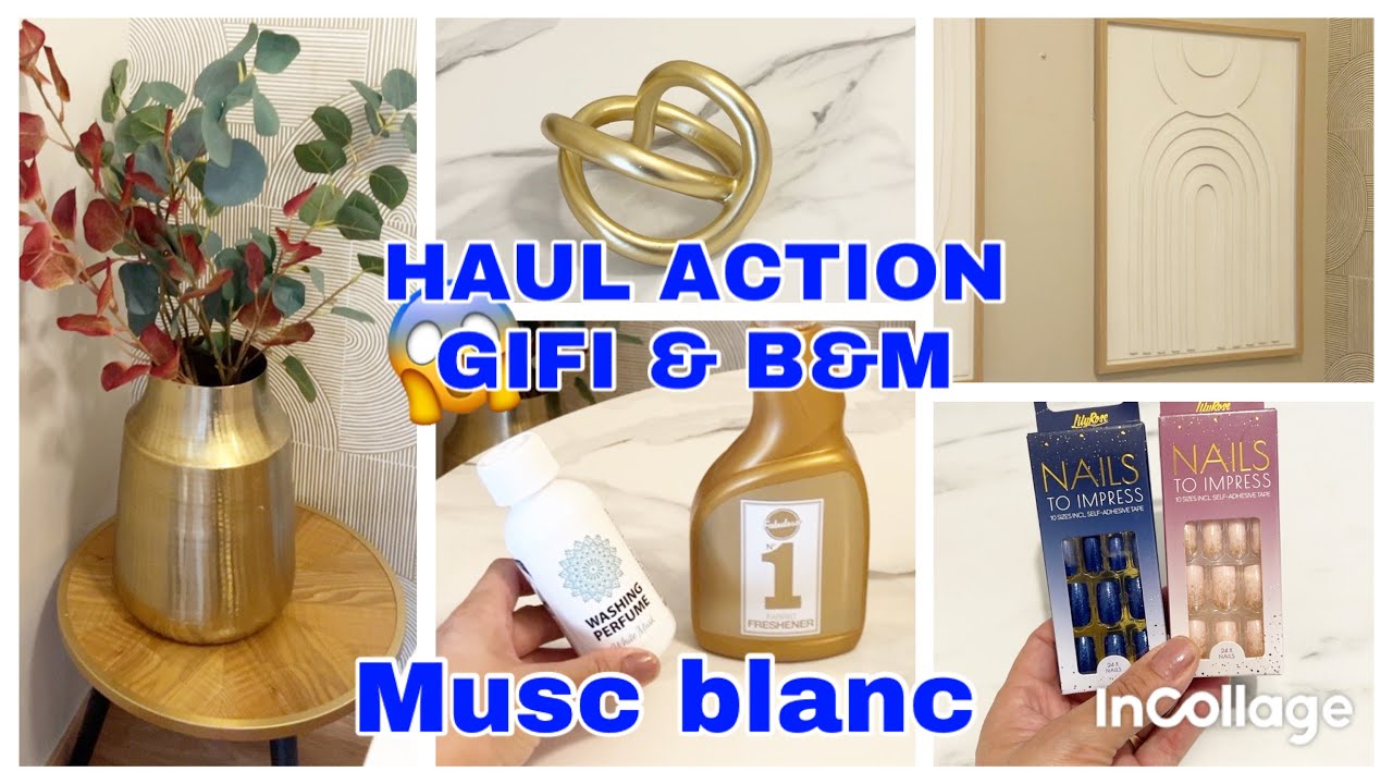 😱 HAUL ACTION GIFI& B&M ✅ nouveau parfum, muscle blanc,  ACTION 🔥🔥