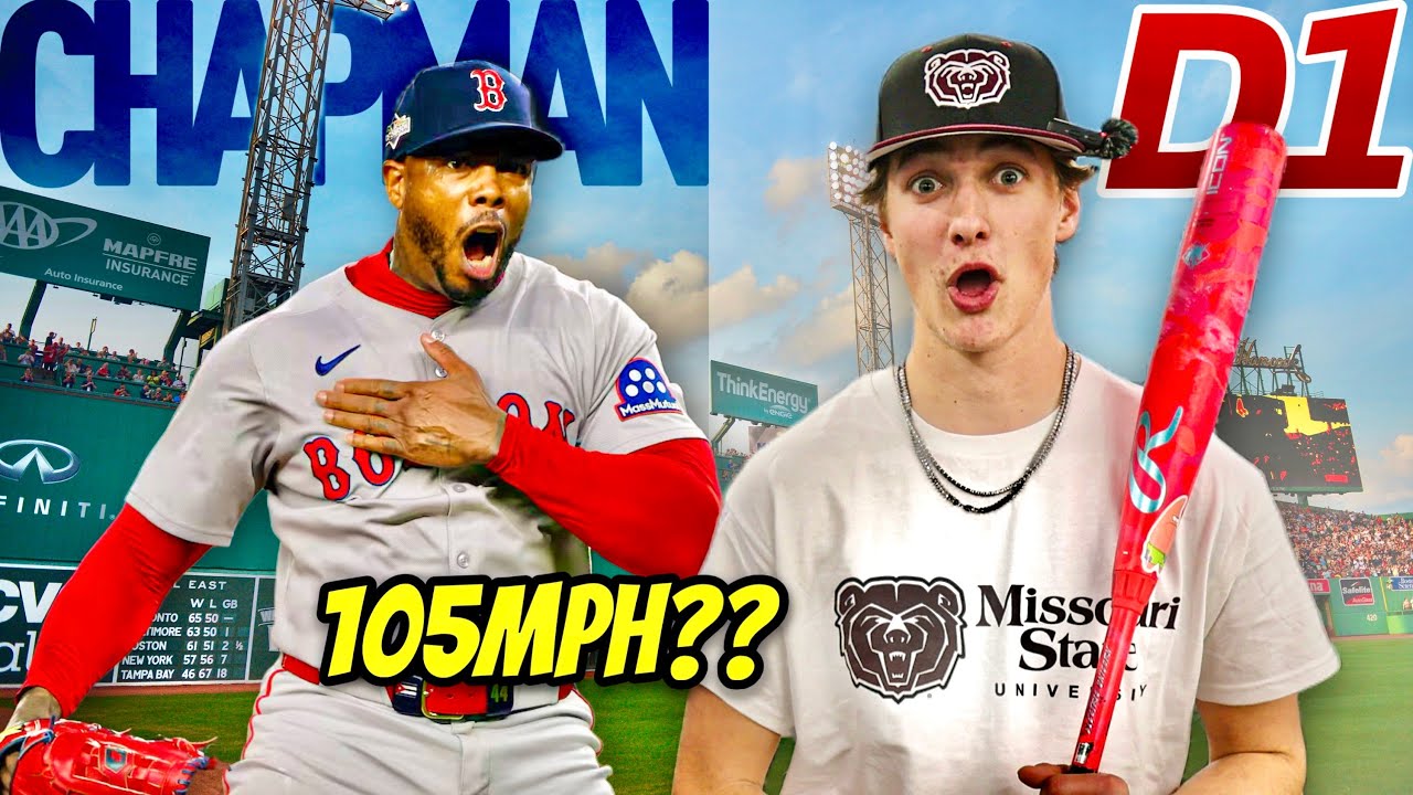Can a D1 Baseball Player Get a Hit Off Aroldis Chapman?