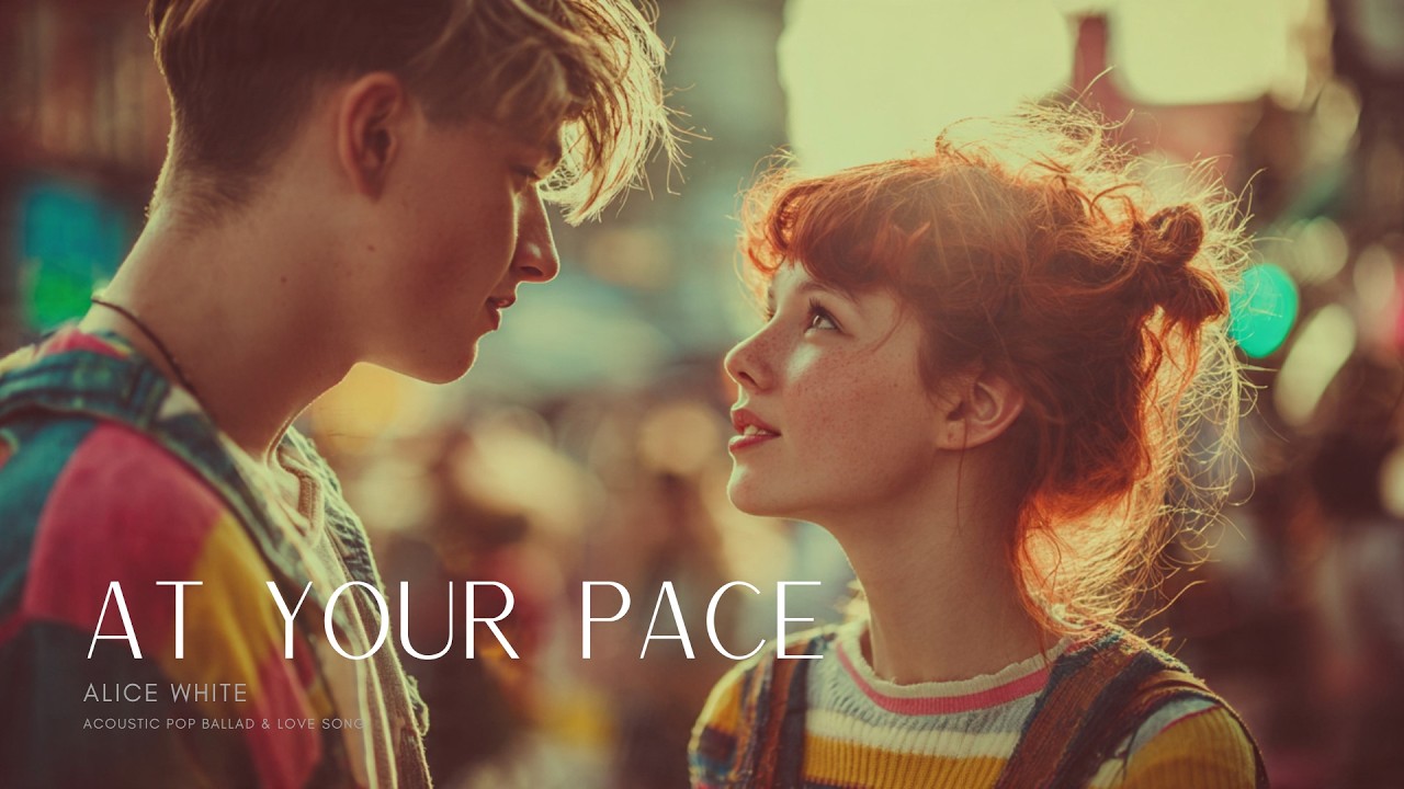 Alice White – At Your Pace | Acoustic Pop Love Song | Chill Romantic Ballad | Calm & Romantic Vibes