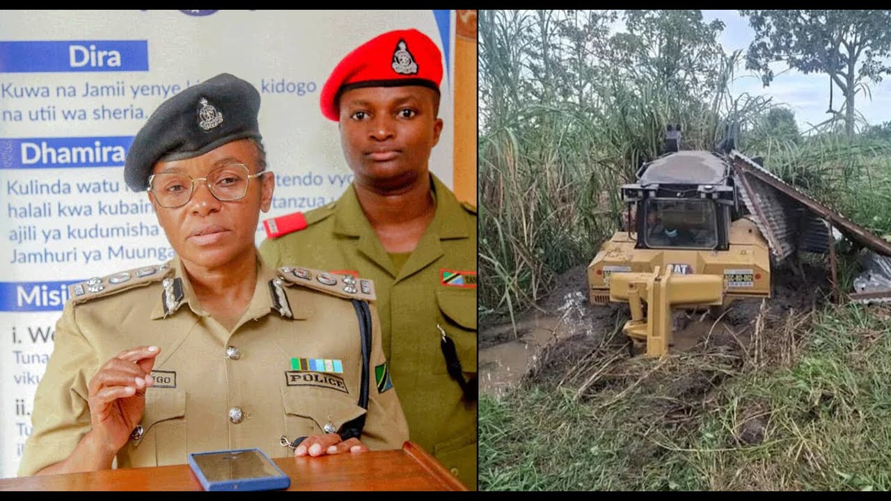 AJALI YA BULLDOZER KUGONGA NYUMBA NA KUSABABISHA MAJERUHI, POLISI WAFANYA UCHUNGUZI