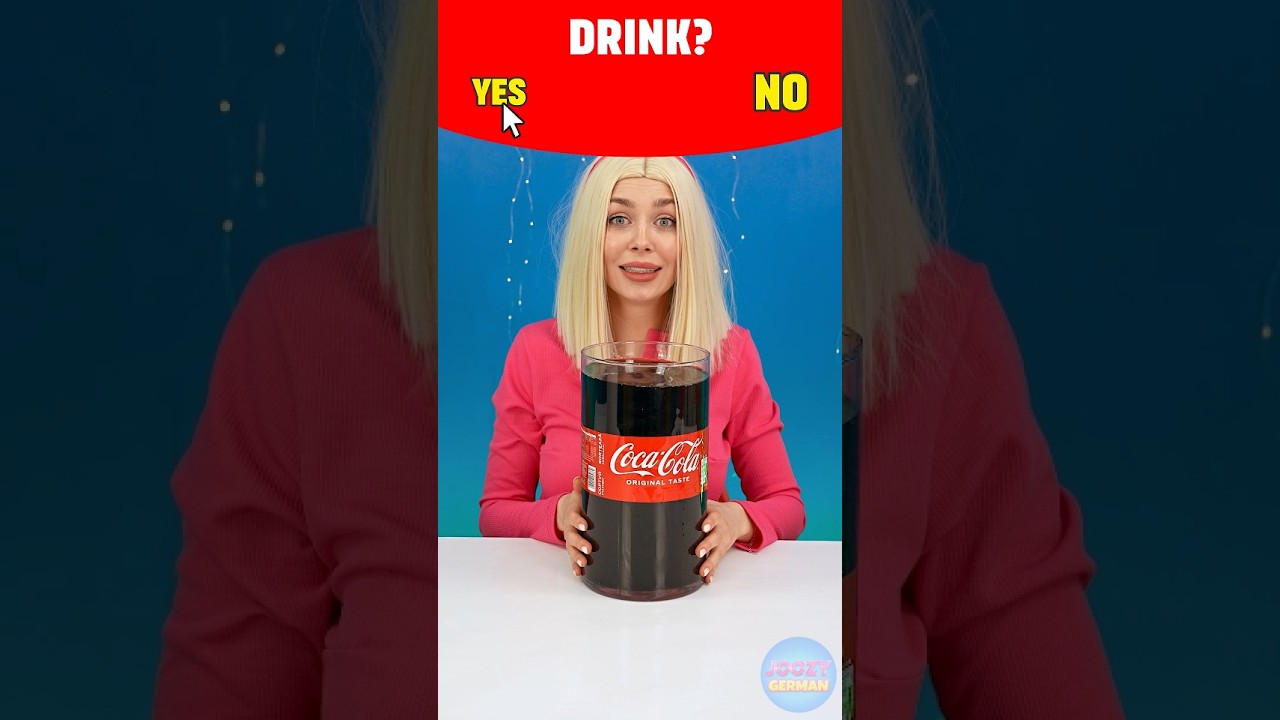 Klein vs Mittel vs Gro&szlig; Cola-Challenge! 🥤😆