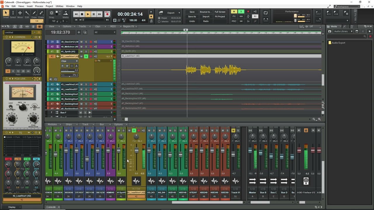 Cakewalk By Bandlab: PC76 & PC2A Vocal Compression Thoughts