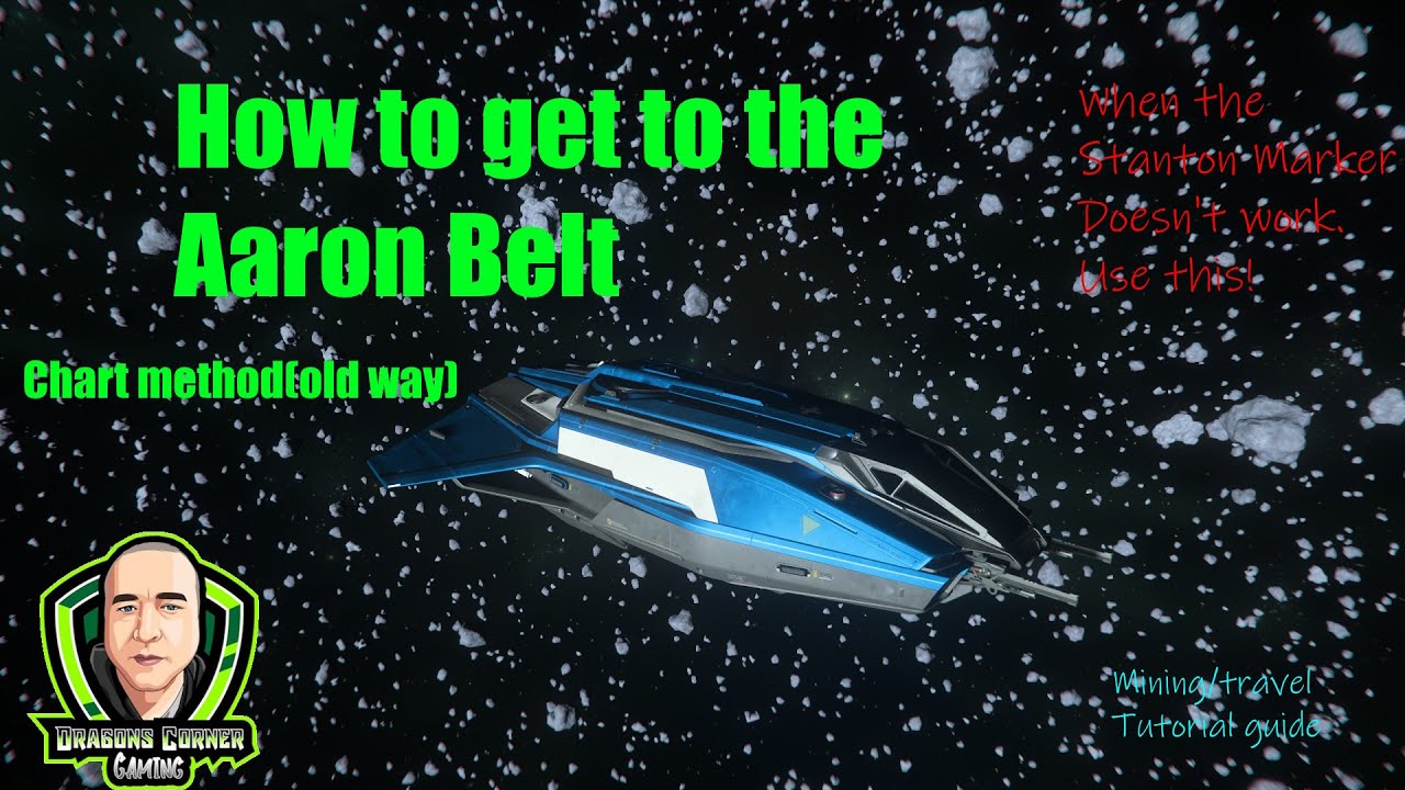 How to get to the Aaron belt halo (Chart method) #starcitizen #mining