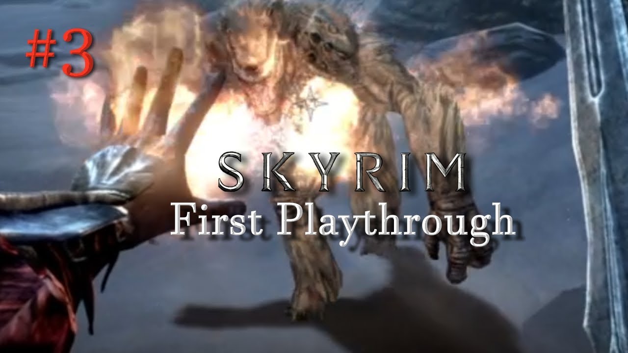Skyrim Ep 3  The Dragon and the Troll