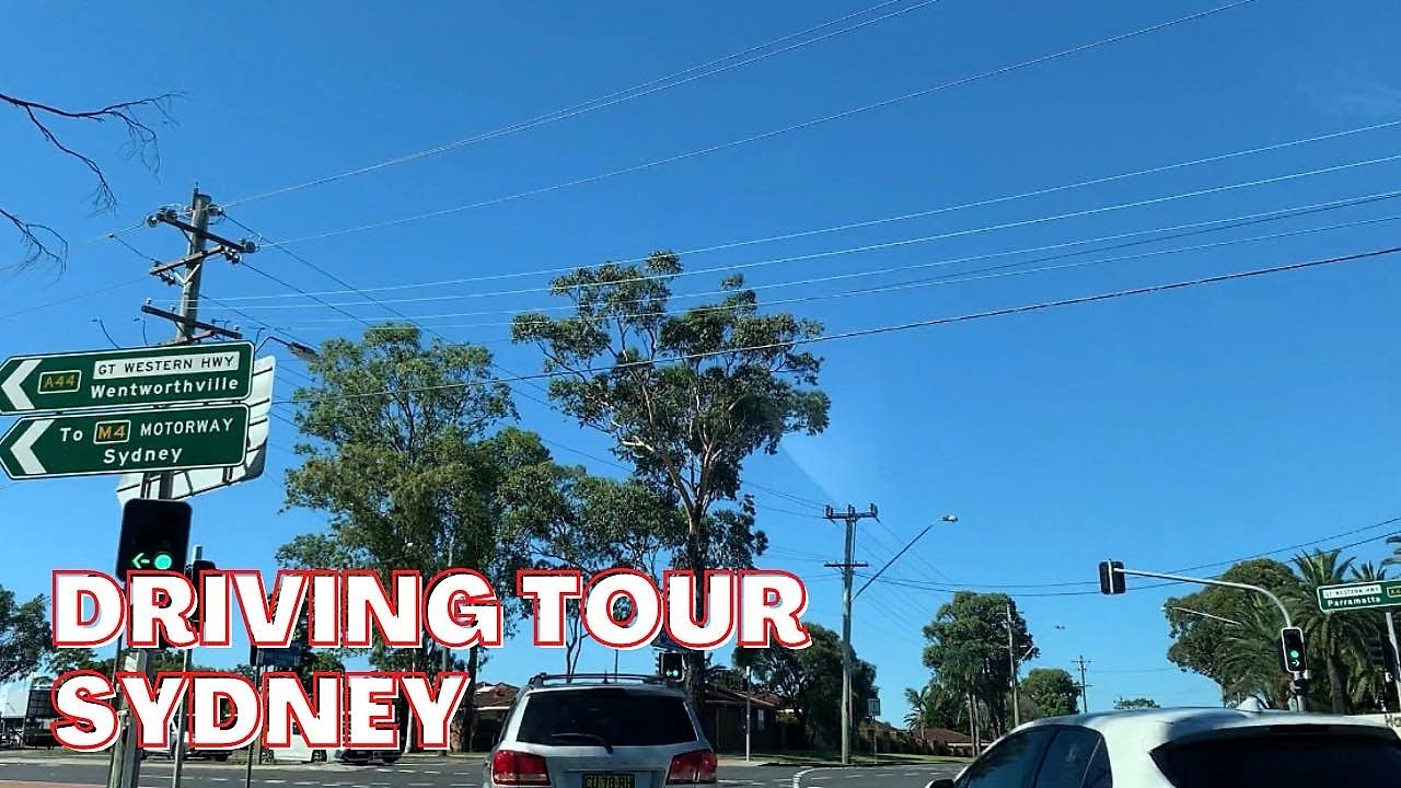 Sydney🇦🇺 Driving from Parramatta to DFO Homebush