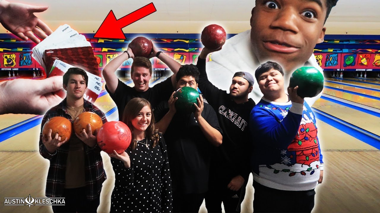 SOFTBALL CREW BOWLS FOR AMAZON MONEY! | Kleschka Vlogs