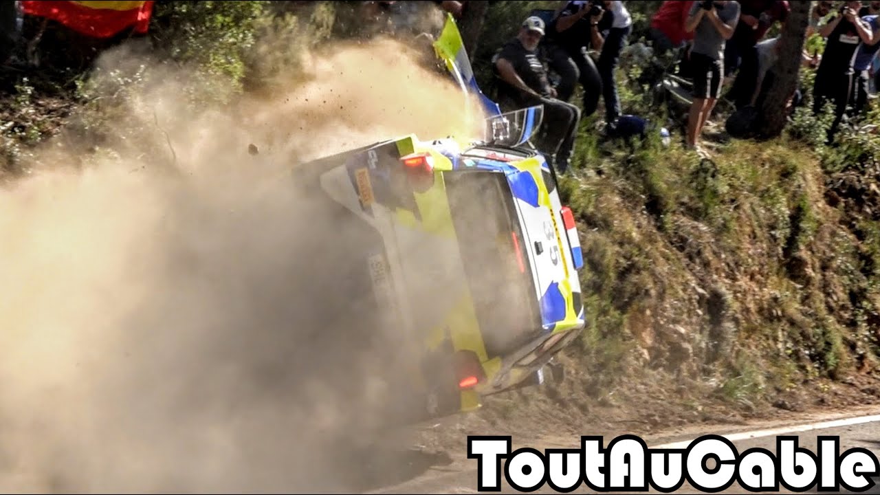 🇪🇸 WRC & ERC - Best-of Rally RACC Catalunya Spain 2022 - Crashes & Mistakes by ToutAuCable