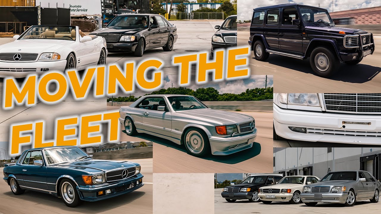 Driving 60 Vintage Mercedes, Gemballa SEC, SGS W126, AMG Widebody! | VLOG 