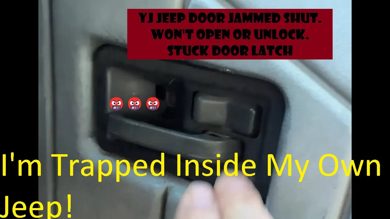 YJ Jeep Door Won't open or unlock😒. Fix 😁