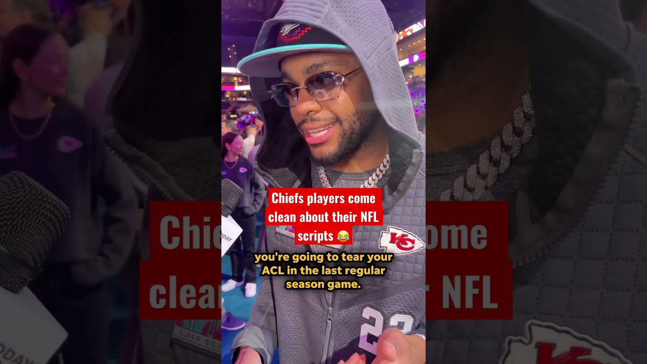 Kansas City Chiefs players REVEAL their NFL scripts 😂 #nfl #chiefskingdom #superbowl57 #satire