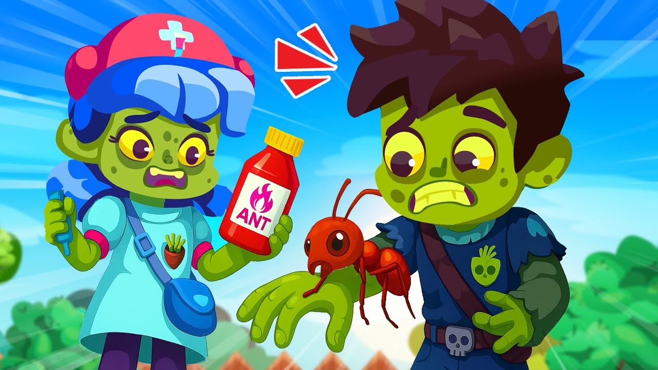 Be Careful With Ants! 🐜 | Zombie Patrol Safety Song for Kids