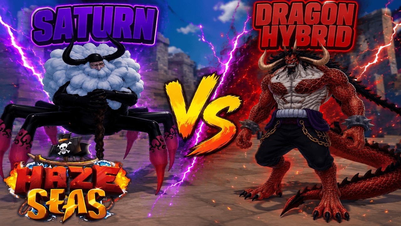 Haze Seas | The Ultimate PVP Battle | Saturn vs Dragon Hybrid