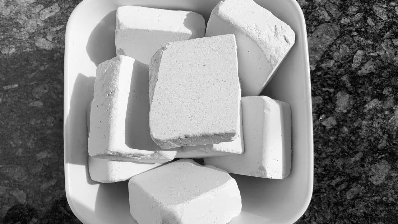 120 || Homemade Unpolished chalk blocks in a bowl 🥣 on a sunny 🌞 day || Gymchalk || Happy October 🥰
