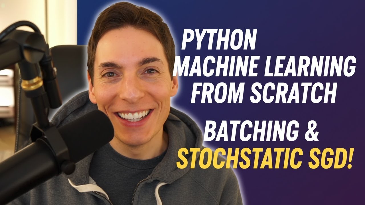 Python Machine Learning From Scratch Batching Adding Stochastic SGD