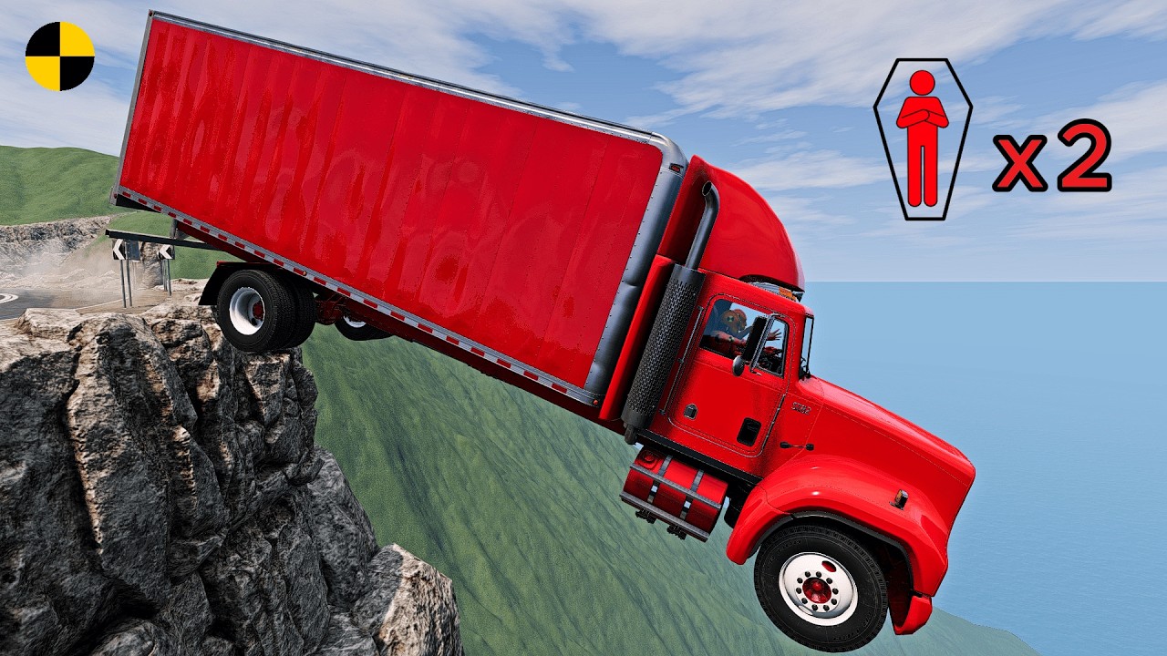 Realistic High-Speed Car Crashes in BeamNG.drive #176 | Ultra Detailed Crash Compilation