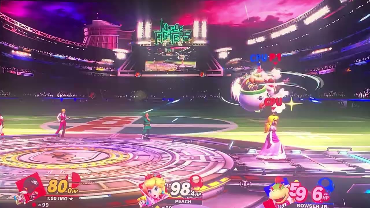 Super Smash Bros Ultimate, Mii T.20 I’MG & Peach, King of the Fighters Stadium 17