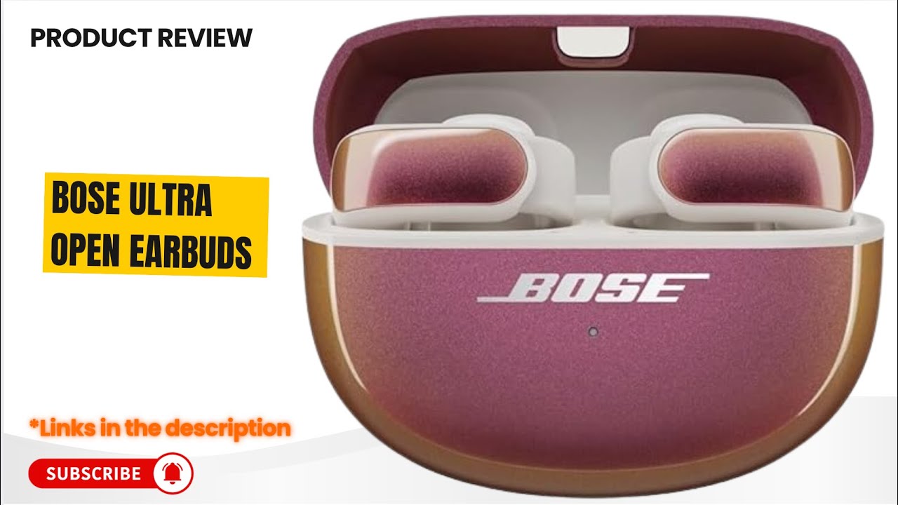 Обзор наушников Bose Ultra Open Earbuds 2025: OpenAudio, 48 часов воспроизведения, удобное крепле...