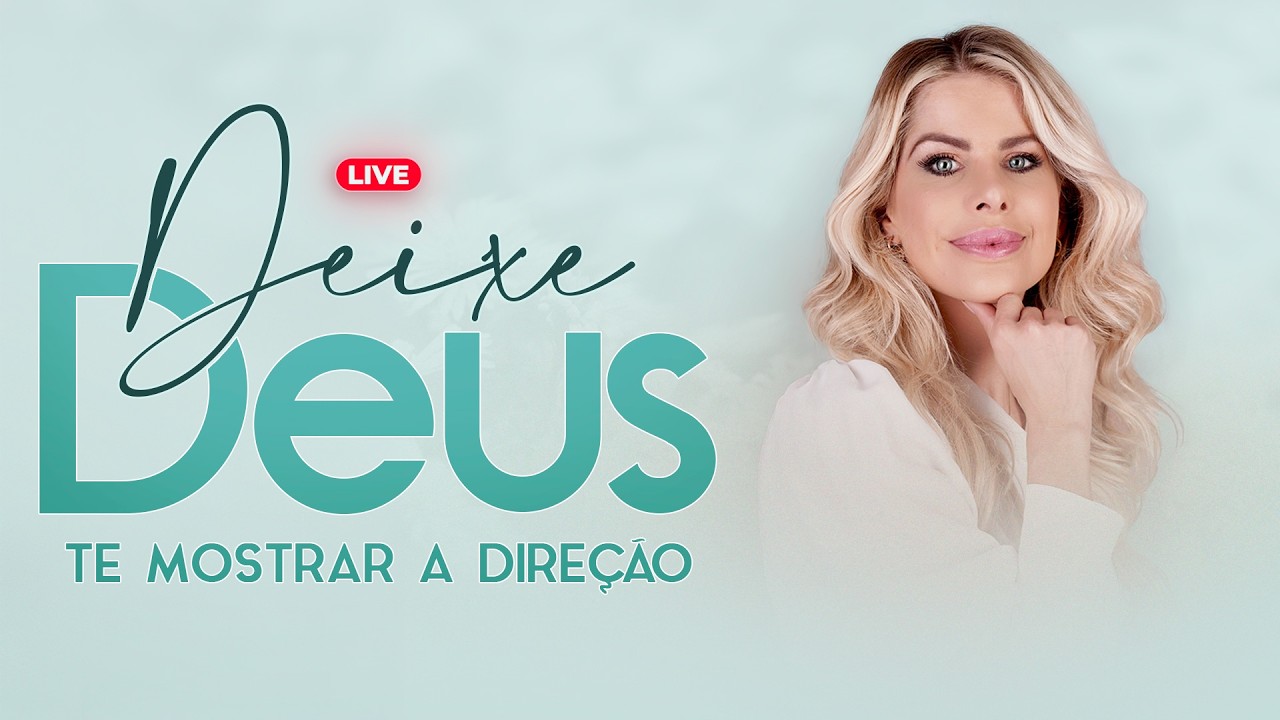 DEIXE DEUS TE MOSTRAR A DIREÇÃO - Live de Oração da Manhã