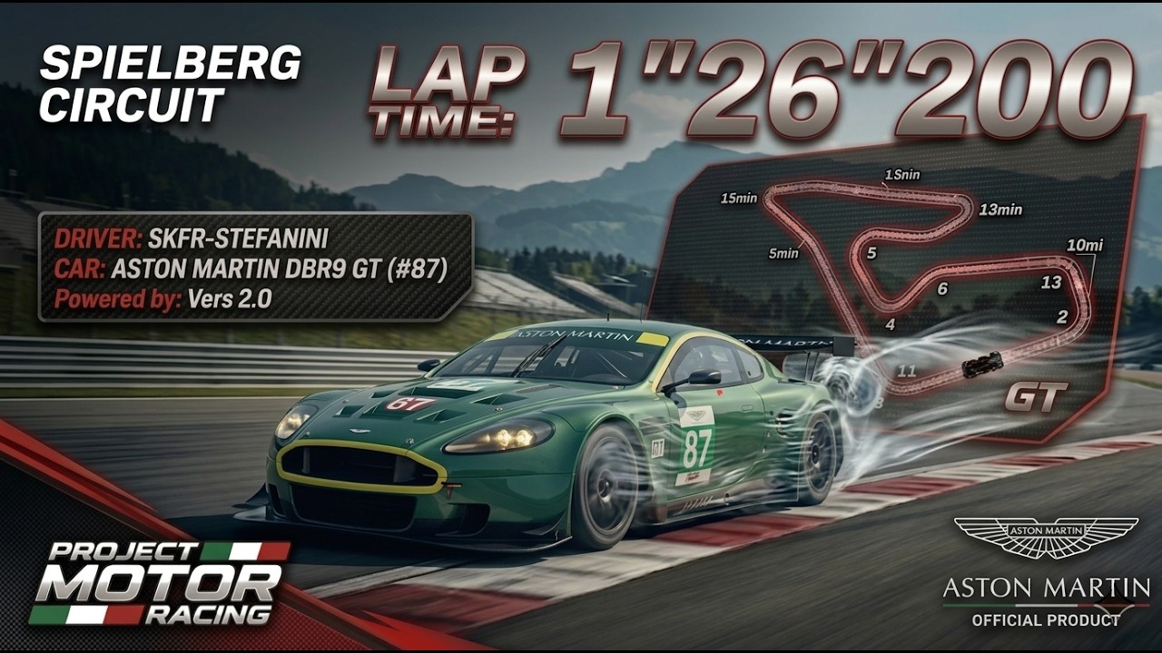 PMR Hotlap | ASTON DBR9 GT @ SPIELBERG | 1’26”200 | PROJECT MOTOR RACING PS5 pot. 1'25