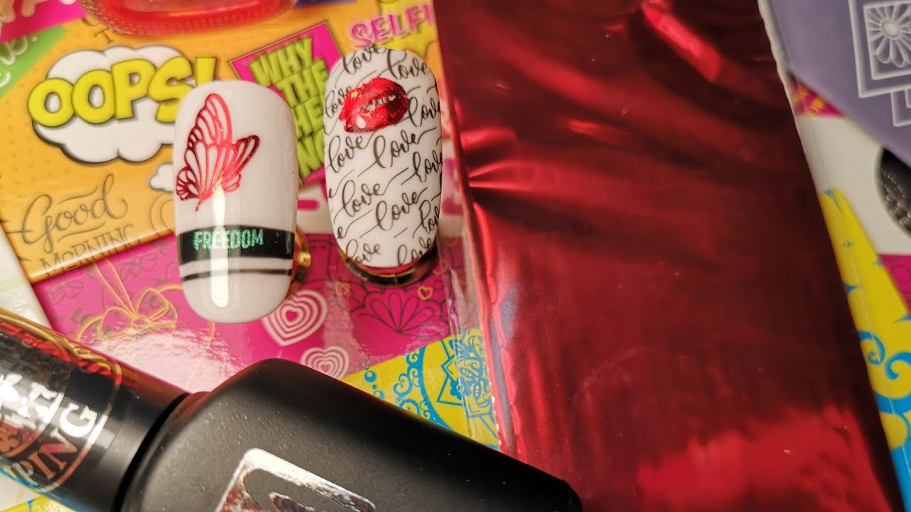 COME FARE GLI STAMPING!  METODO SMALTO E FOIL MOYRA