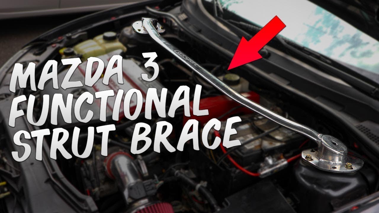 CORKSPORT Mazda 3 Strut Bar INSTALL!