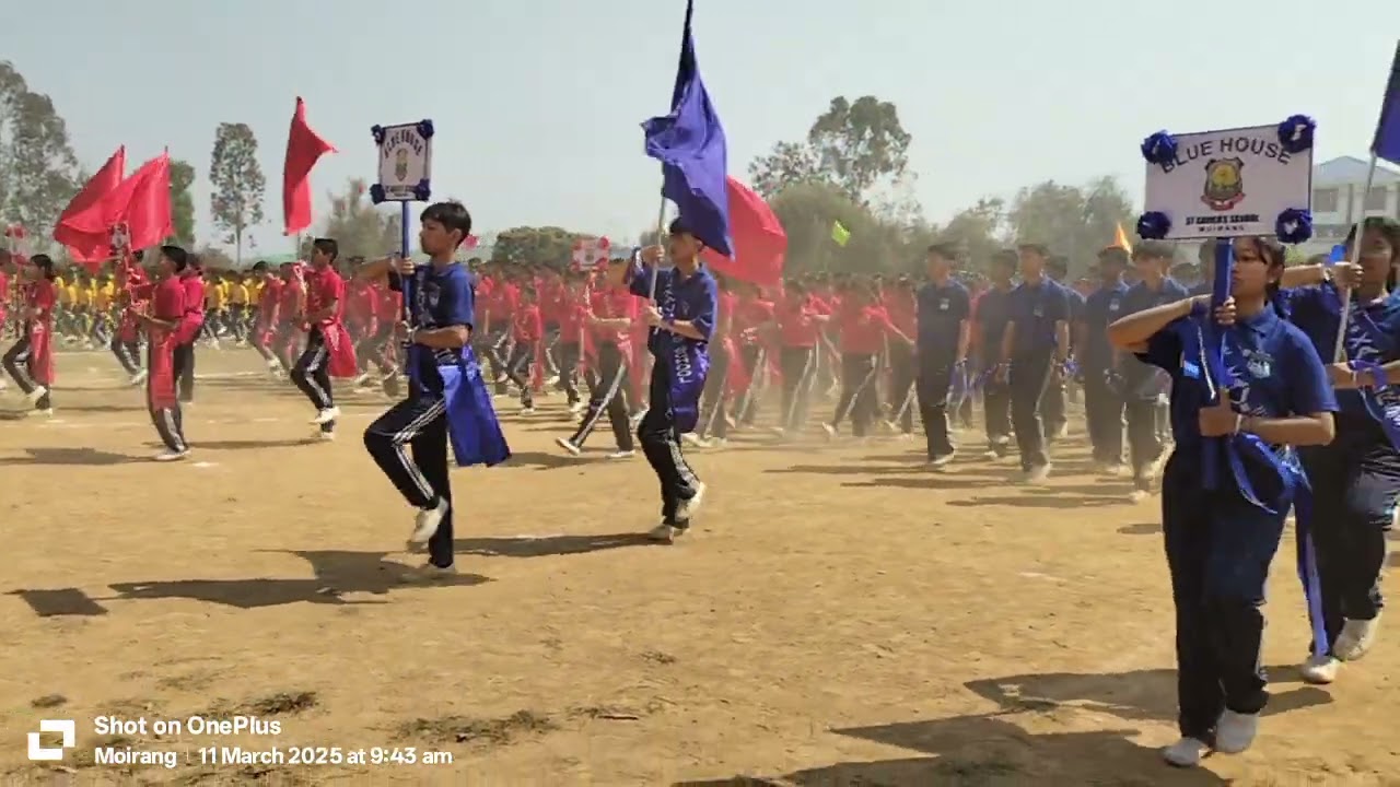 2025 March Past St. Xavier's School Moirang