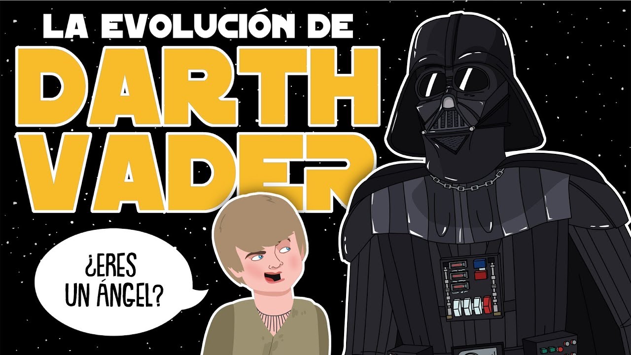La evolución de Darth Vader (Animada)