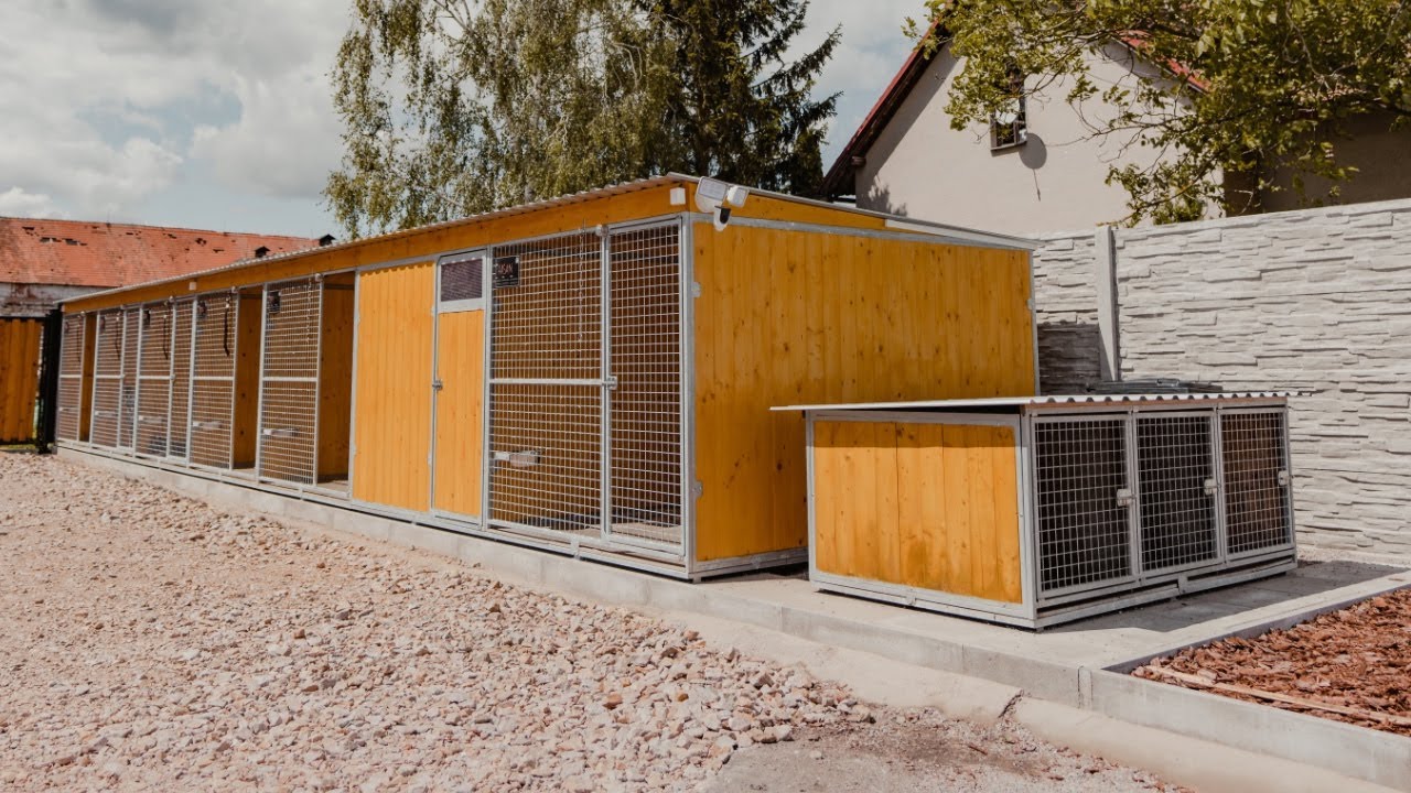 NEW outside kennels with runs
