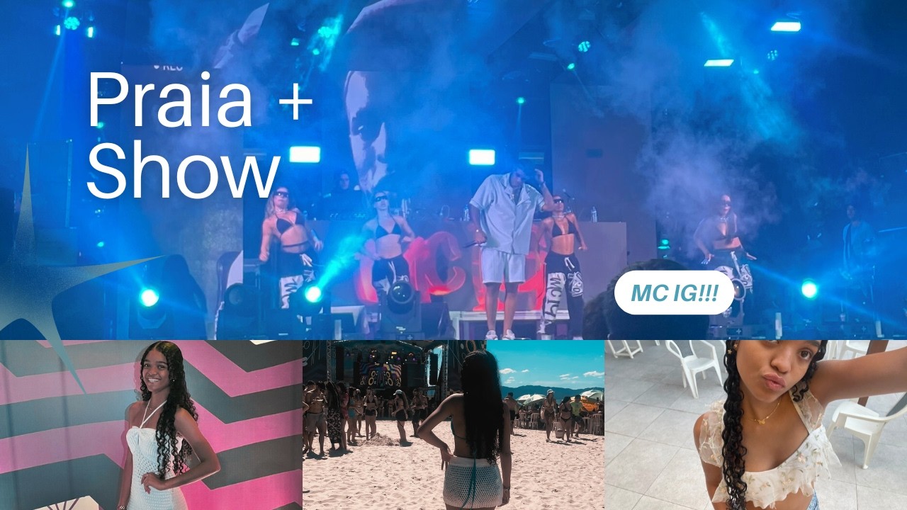 Praia + Festa da Senha + MC IG 🤯 | 3º dia da viagem em Floripa