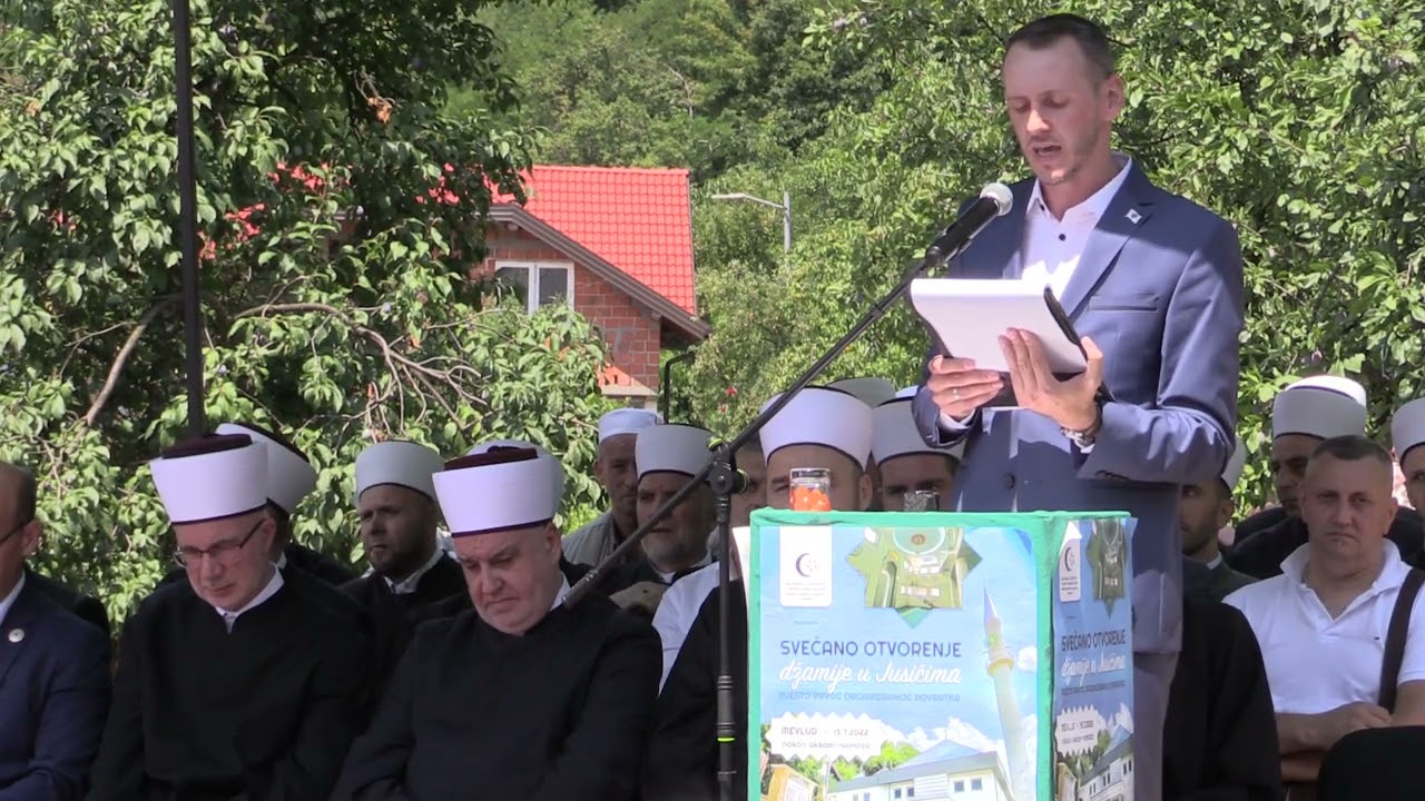 Snimak sa otvorenja džamije, džemat Jusići - MIZ Zvornik
