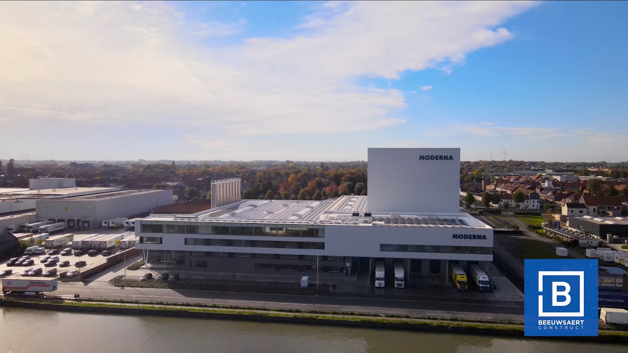 New Moderna Products building in Izegem, Belgium - Beeuwsaert Construct