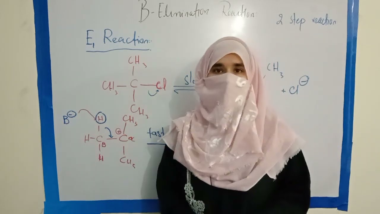 Reaction Mechanism # Elimination Reaction 01#E1 Reaction #E1 reaction#chemistry #alkylhalide