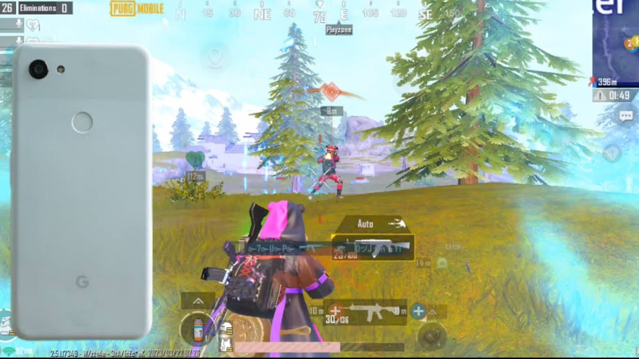 Google pixel 3a PUBG test || Graphics test with Fps meter || XD Master gaming || PUBG mobile