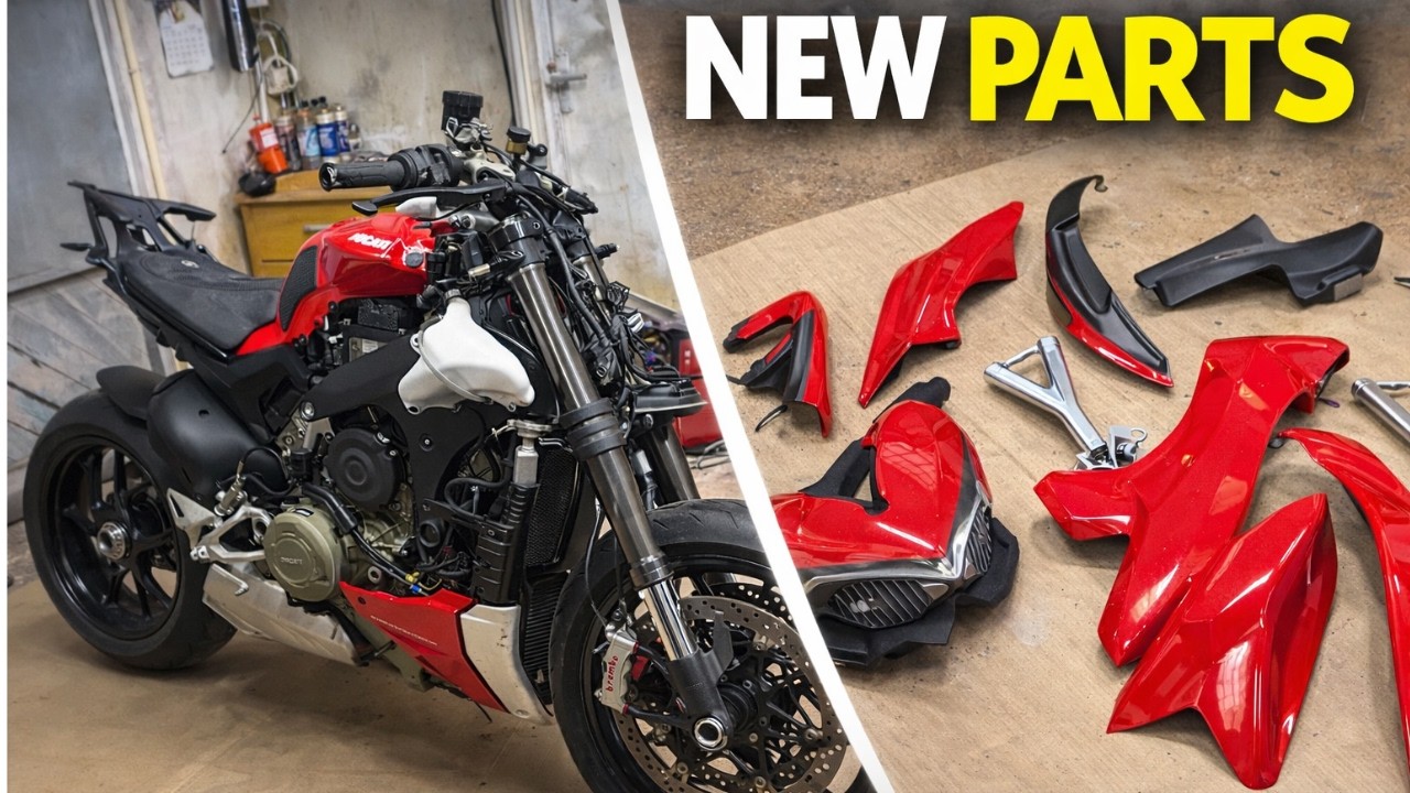 Ducati Streetfighter V4 Rebuild Begins! | Unboxing Parts & First Assembly