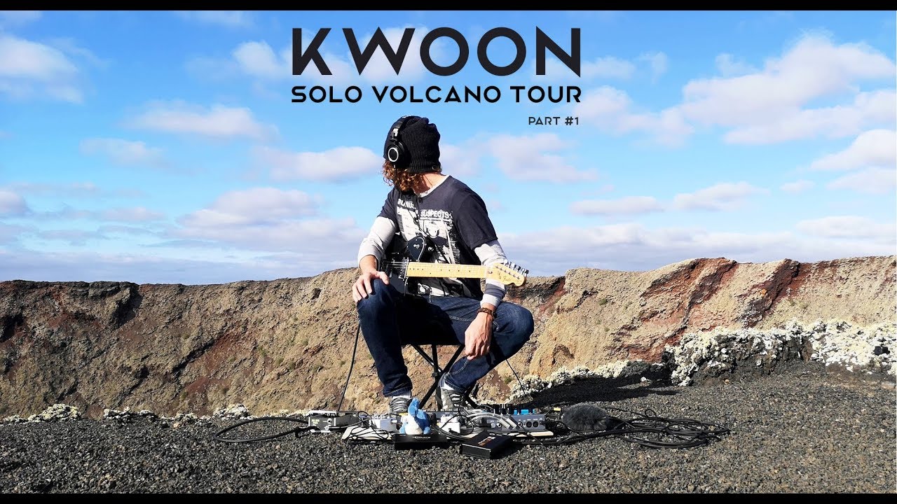 KWOON - Live Solo on VOLCANO In Lanzarote: Part I | Ambient Guitar