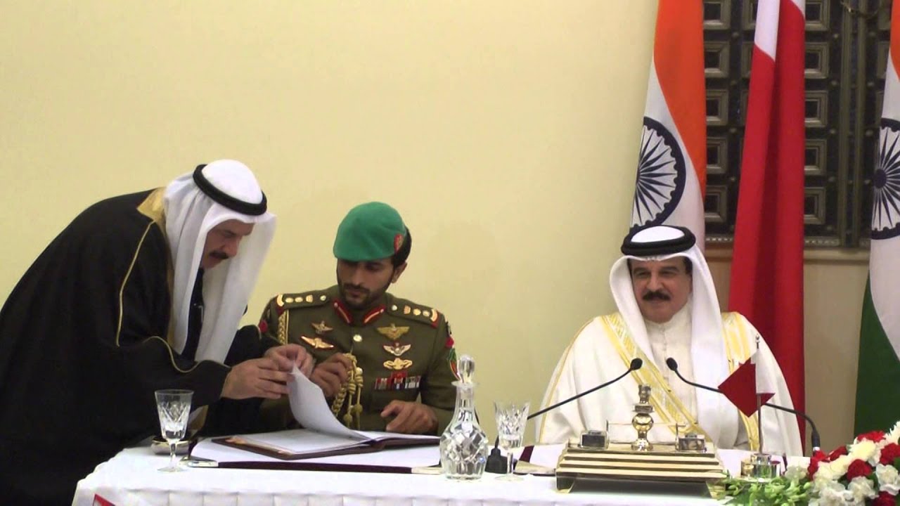 State Visit of King of Bahrain to India: Signing of Agreements