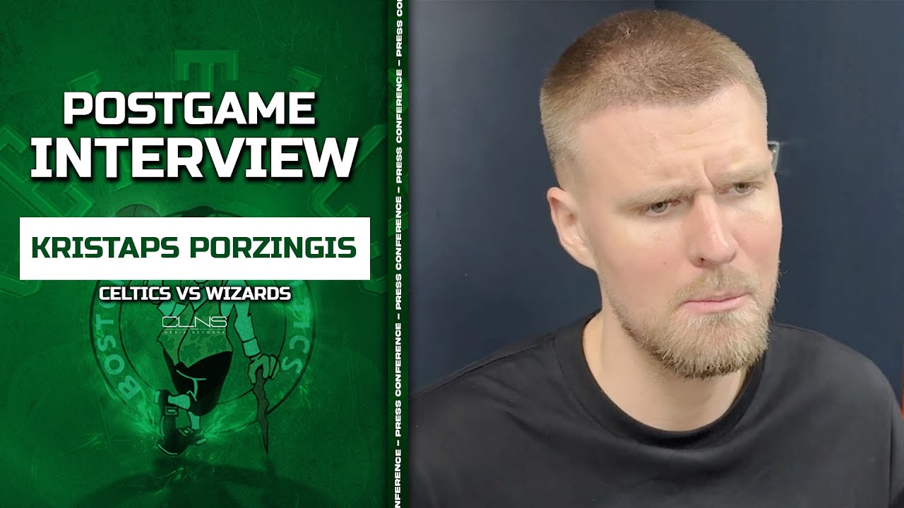 Kristaps Porzingis Provides Injury UPDATE | Celtics vs Wizards Postgame