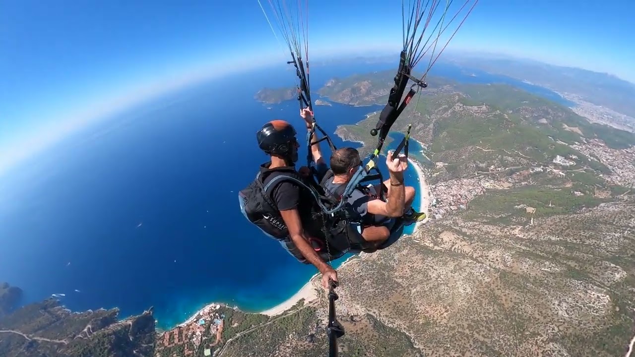 Tandem paragliding, Oludunez, Turkey, 20 September 2023