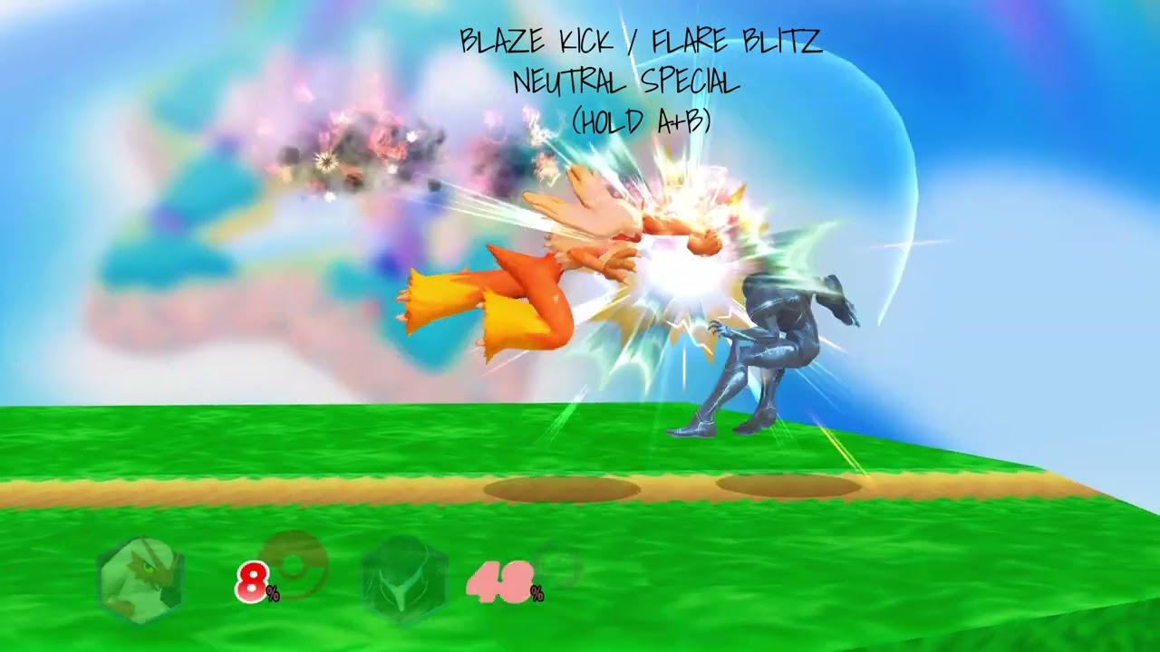 PROJECT M EX REMIX 0.95 B BLAZIKEN MOVESET SHOWCASE