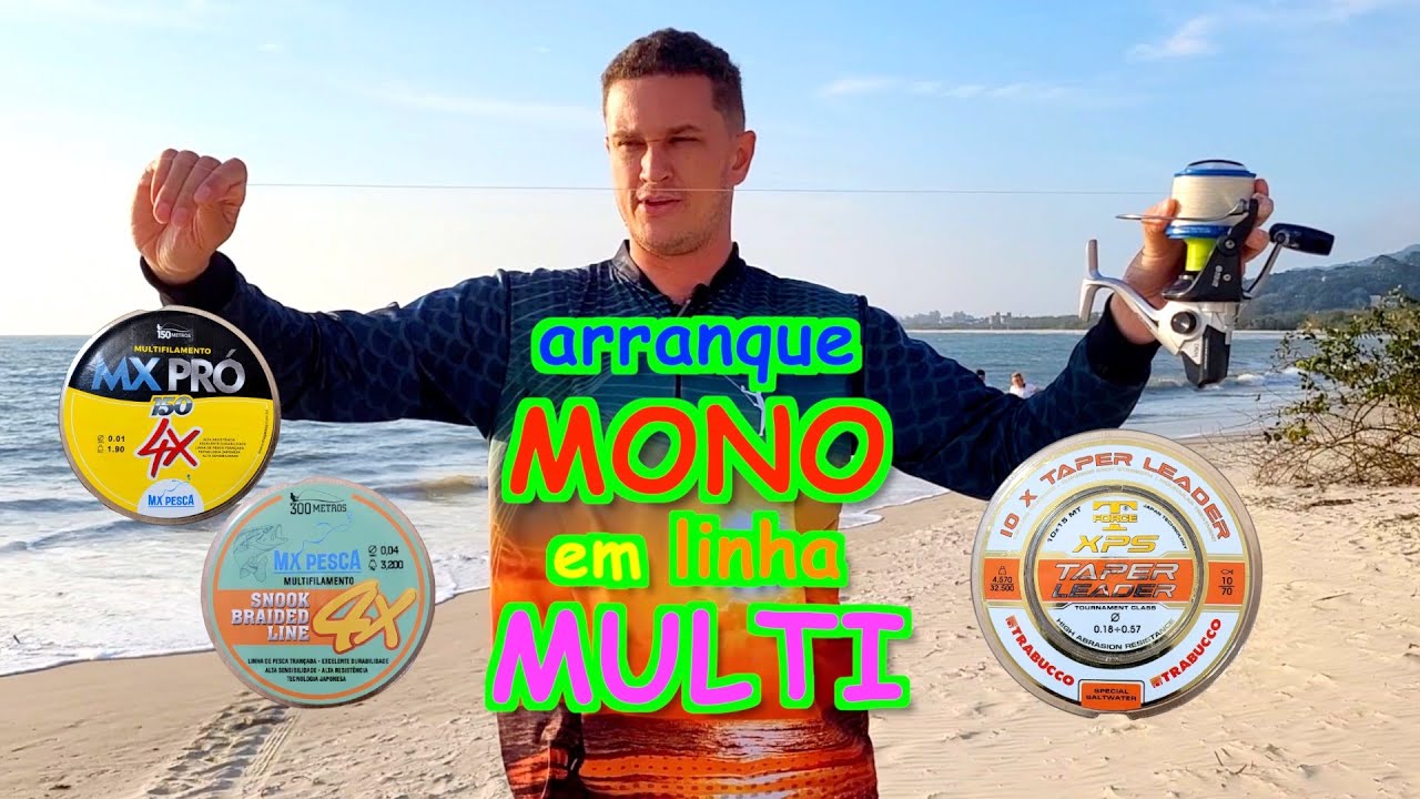 pode usar ARRANQUE MONOFILAMENTO em linha de MULTI??