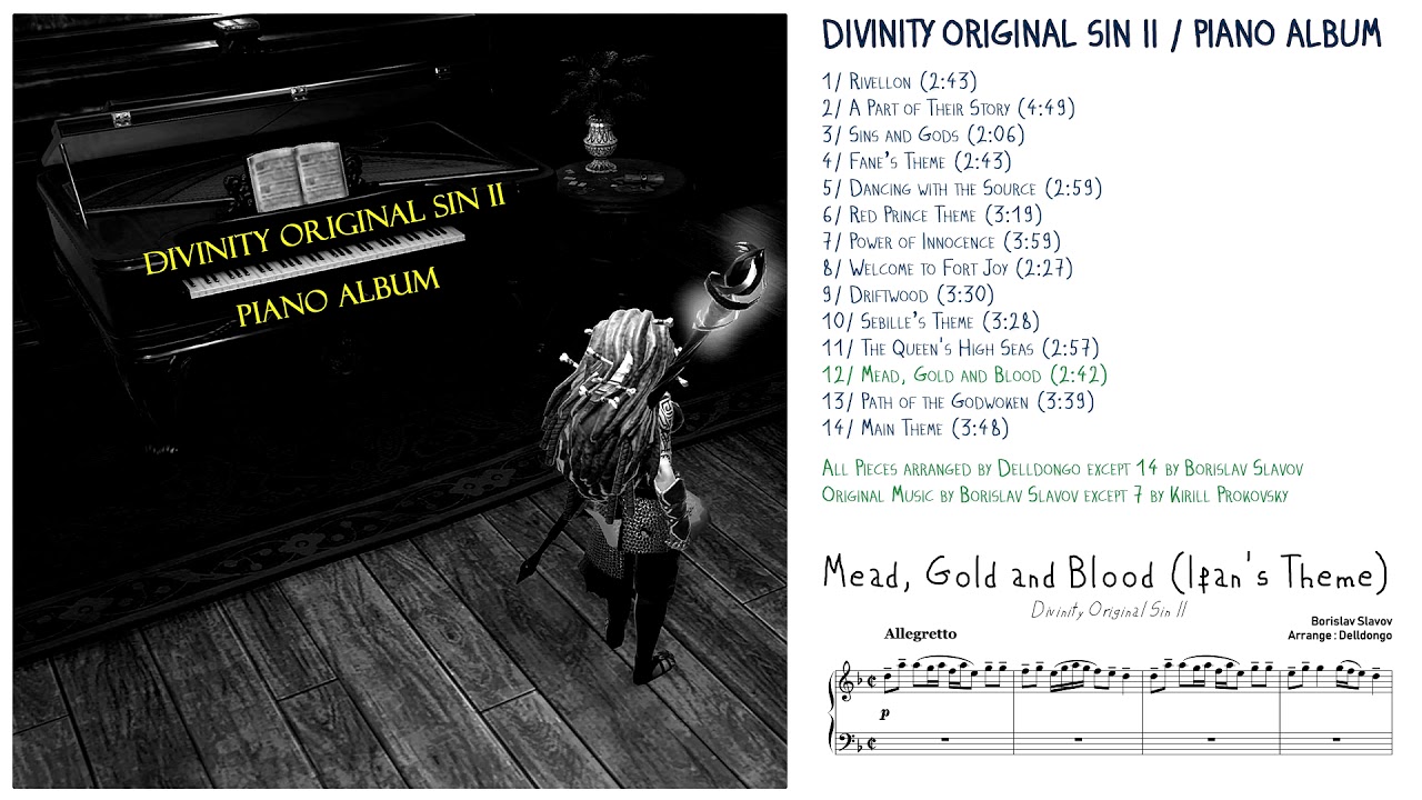 Divinity Original Sin II / Piano Album - Mead, Gold and Blood