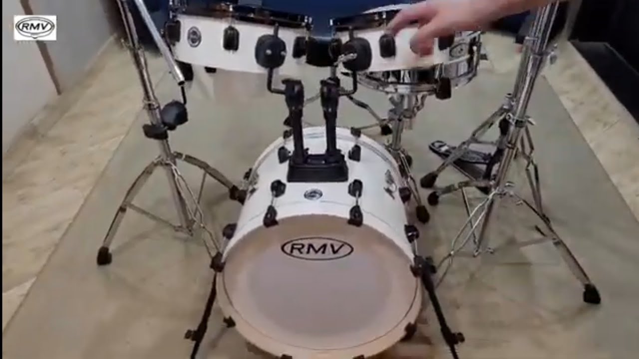 BATERIA RMV TRIP COMPACTA - Drum School Brasil