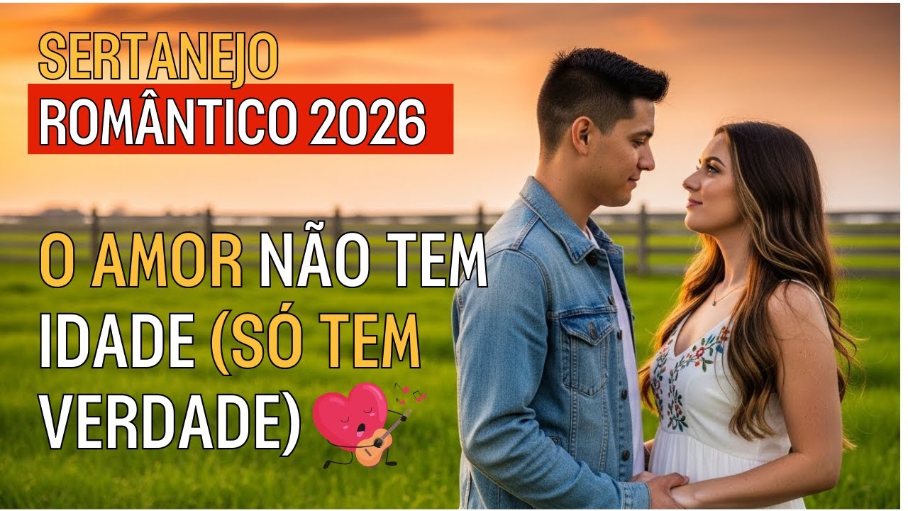 MÚSICAS SERTANEJO UNIVERSITÁRIO 2026 O Amor Não Tem Idade (Só Tem Verdade)