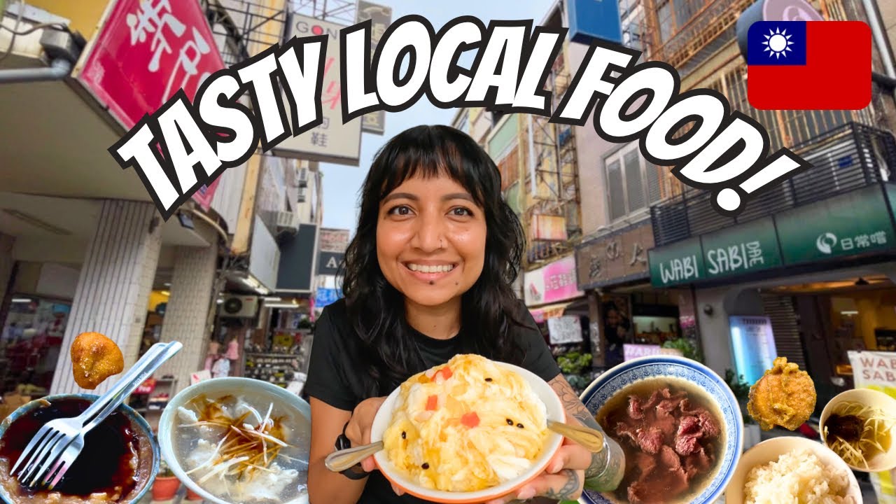 We woke up EARLY to eat this in Tainan (台南)! 🇹🇼 Trying local food in Taiwan (台湾)