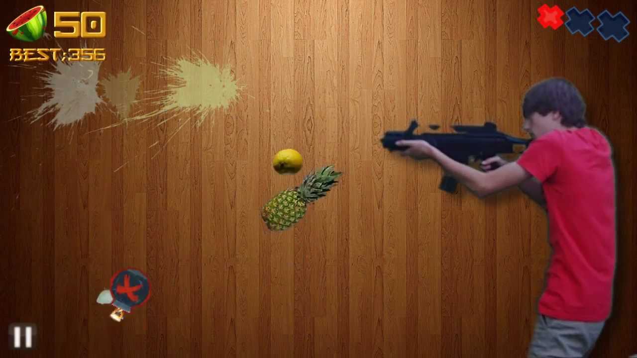 Fruit Ninja In Real Life (With A Twist)