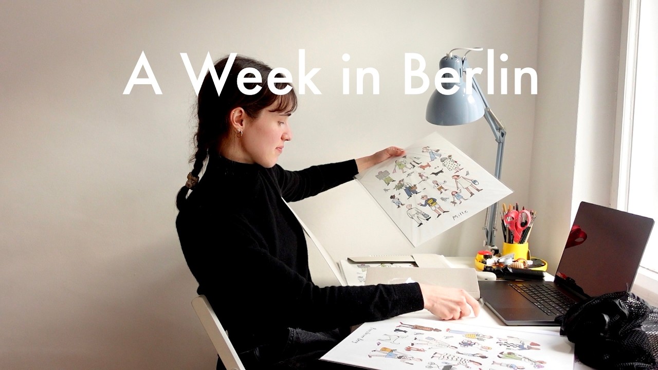 Life in Berlin - illustration work, favorite bakery/cafe, shopping in Mitte and Kudamm