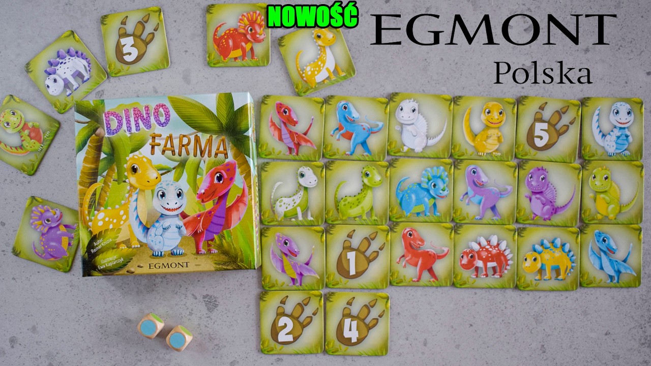 Recenzja przedpremierowa: Dino Farma 🦕 Egmont | Pełna rozgrywka 🦖