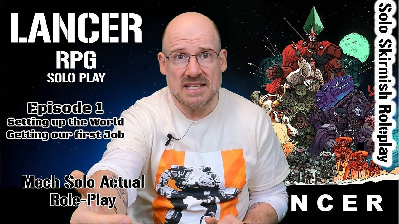Solo Lancer RPG Actual Play | Mech Battles and Skirmishes Begin! | Episode 1