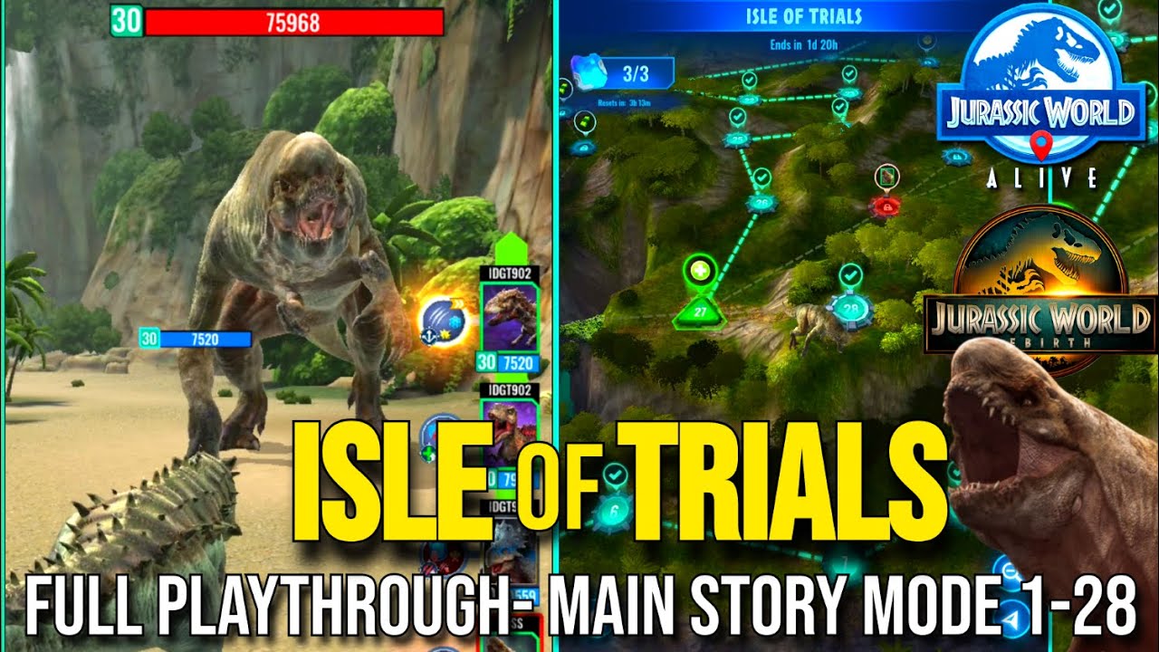 Isle of Trials Story Mode (1–28) | Full Walkthrough + Boss Fights!